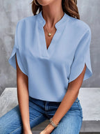 Camicia elegante scollo a V - Tina