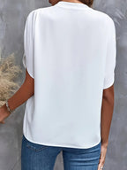 Camicia elegante scollo a V - Tina