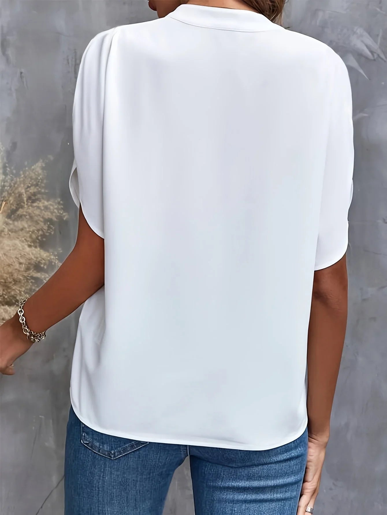 Camicia elegante scollo a V - Tina