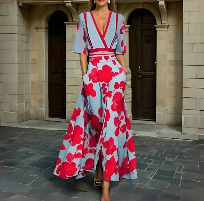 Abito floreale estivo elegante - Afrodite