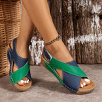 Sandali eleganti con zeppa - Chiara