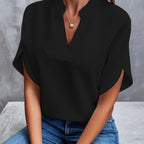 Camicia elegante scollo a V - Tina