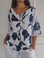 Blusa con fiori - Ludovica