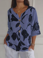 Blusa con fiori - Ludovica