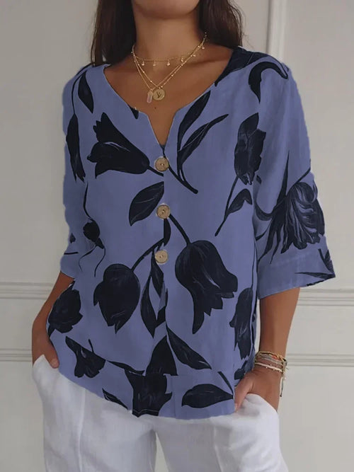 Blusa con fiori - Ludovica