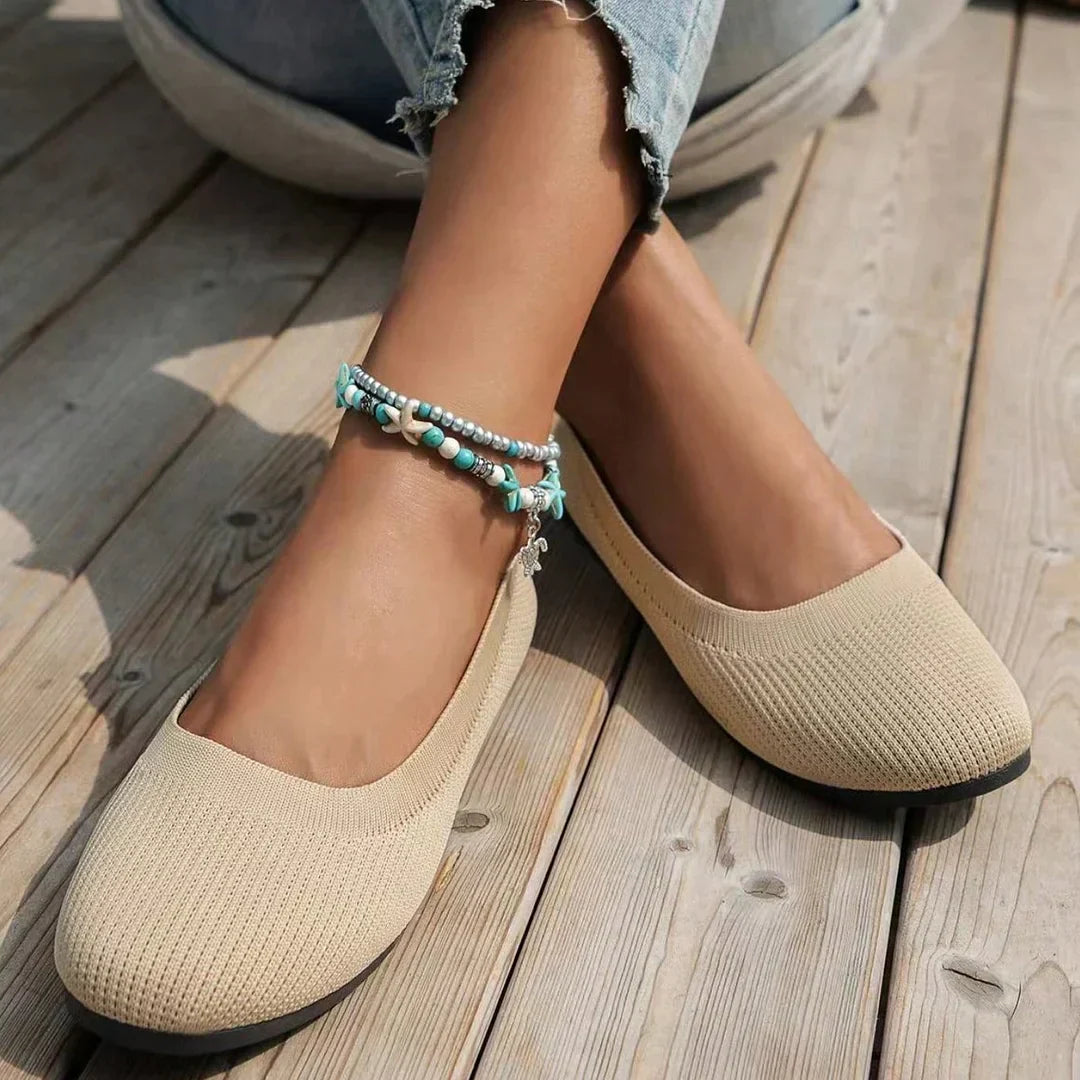 Scarpe ballerina traspiranti e antiscivolo - Eleonora